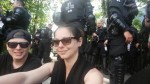 Massive Polizeipräsenz bei G7-Protest