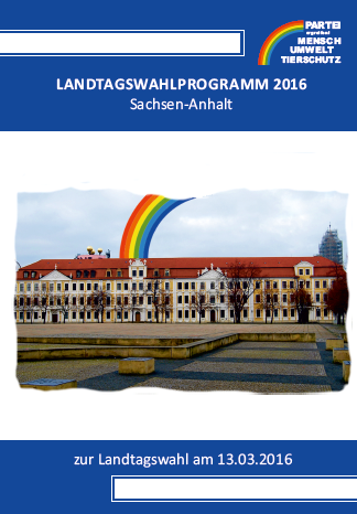 Landtagswahlprogramm 2016 ST Deckblatt