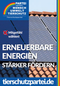 Wahlplakat Bundestagswahl Erneuerbare Energien