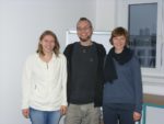 Die Kandidierenden des LV Sachsen für die BTW 2017: Lisa Müller, Michael Roth, Laura Wegener