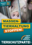 Wahlplakat Europawahl Massentierhaltung