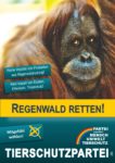 Wahlplakat Europawahl Regenwald