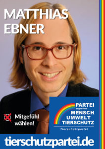 Das Wahlplakat von Matthias Ebner, unserem Kandidaten für die Gemeinderatswahl in Tiefenbronn