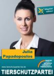 Das Wahlplakat von Julia Papadopoulos, unserer Spitzenkandidatin zur Gemeinderatswahl in Waiblingen